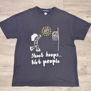 BETTER DAYS x UNINTERRUPTED “SHOOT HOOPS NOT PEOPLE SHIRT” SIZE LARGE RARE